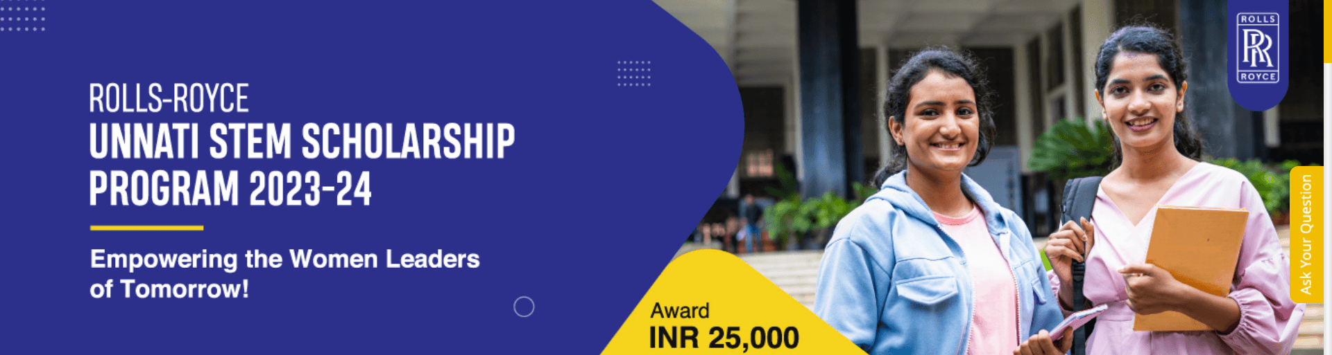 Rolls-Royce Unnati STEM Scholarship Program 2023-24